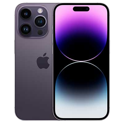apple iphone 14 pro max in deep purple