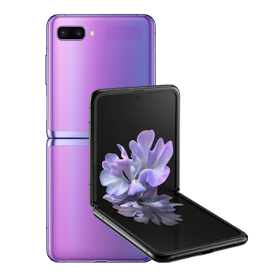 a samsung flip 3 in lavendar