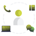 technology ecosystem icon